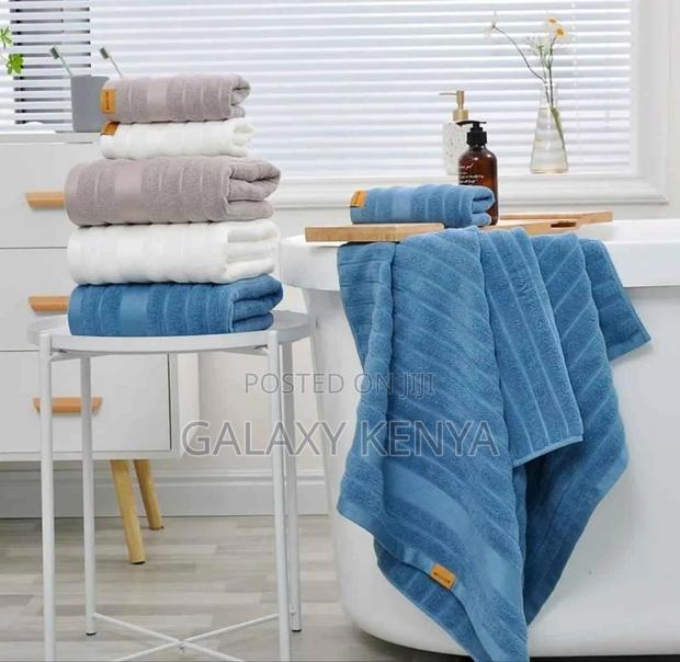3pcs/Set Cotton Bath Towel - main view