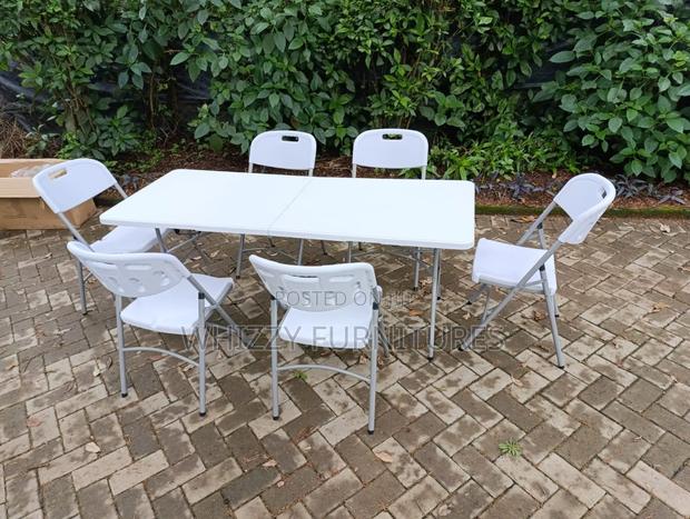 Foldable Table And Chair's Dining Foldable Table And Chairs - main view