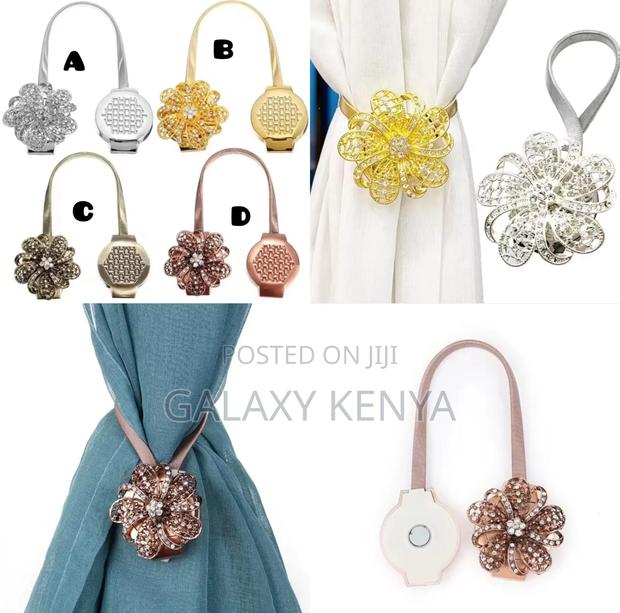 2pcs Magnetic Curtain Holders/ Tie-Back - main view