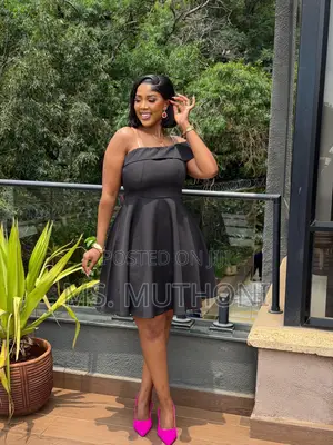 Zara Off Shoulder Fit and Flare Dress