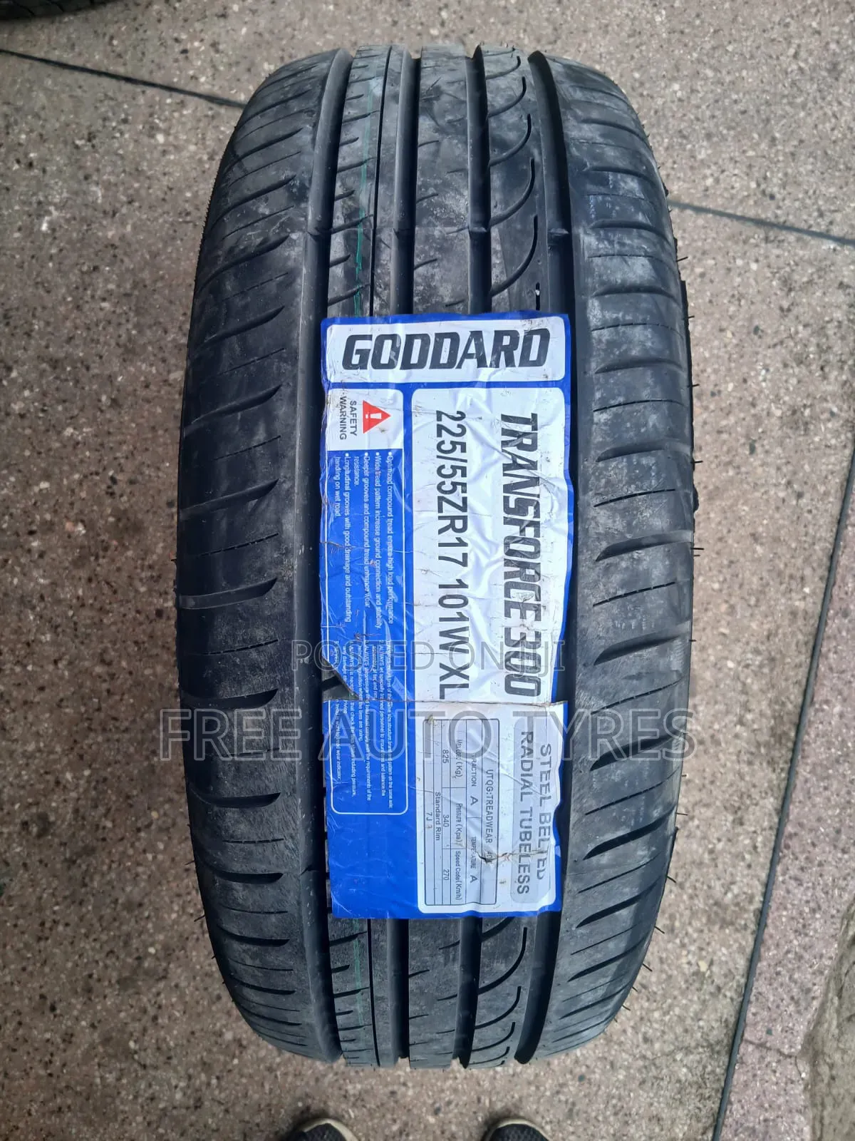225/55zr17 Goddard