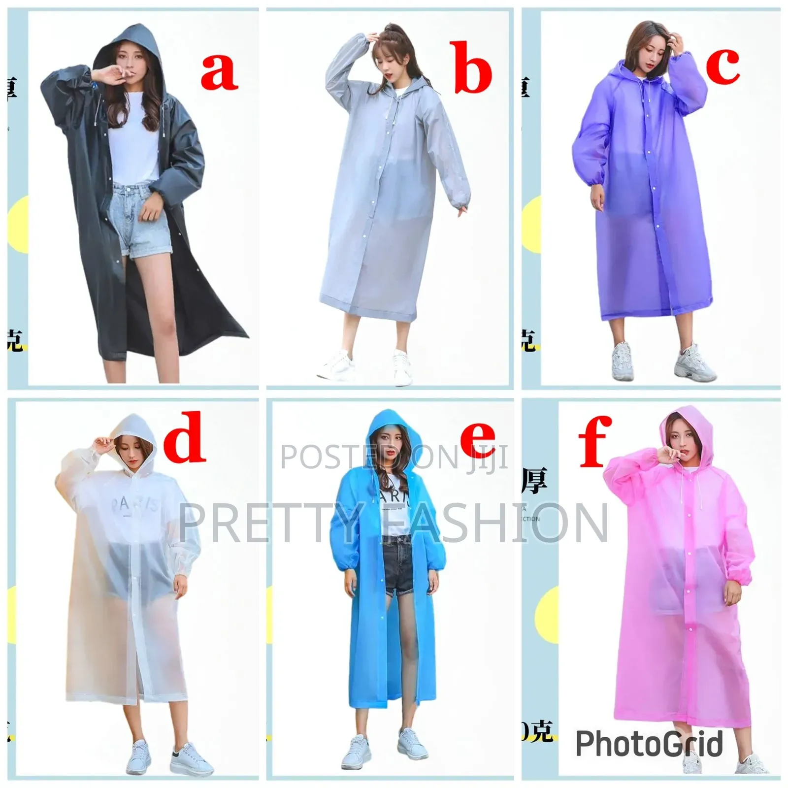 Durable Light Weight Eva Rain Coat