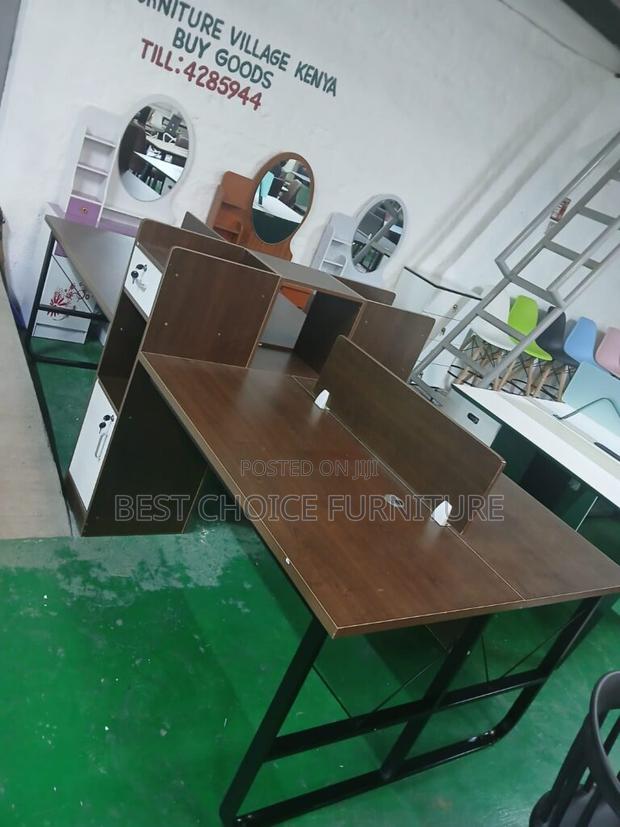 Office Workstations; 4-Seat Computer Office Workstation - main view