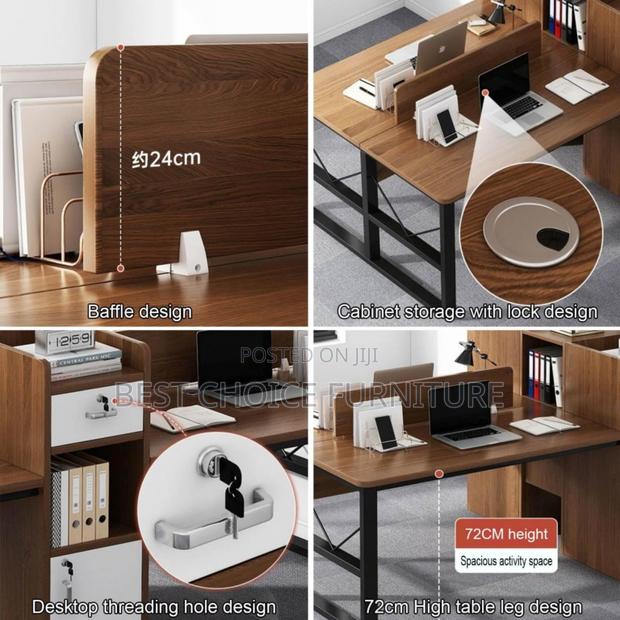 Office Workstations; 4-Seat Computer Office Workstation - thumbnail 8