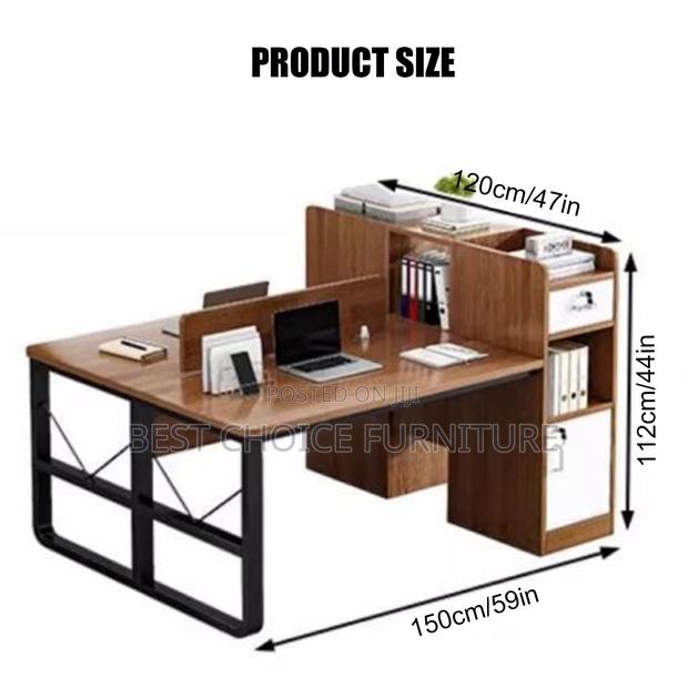 Office Workstations; 4-Seat Computer Office Workstation - thumbnail 9