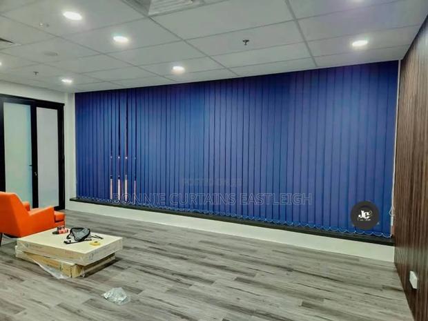 Kitchen Blinds and Office - main view