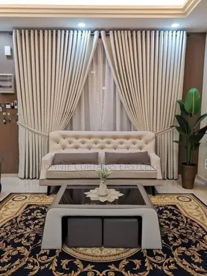 Role Blue and Cream Curtains for Bedrooms