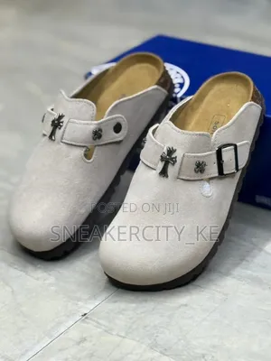 Chrome Hearts Birkenstock Clogs