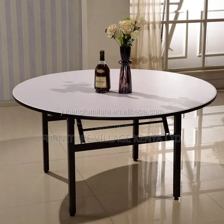 Office Table; 1.5 M Round Foldable Banquet-dining Table