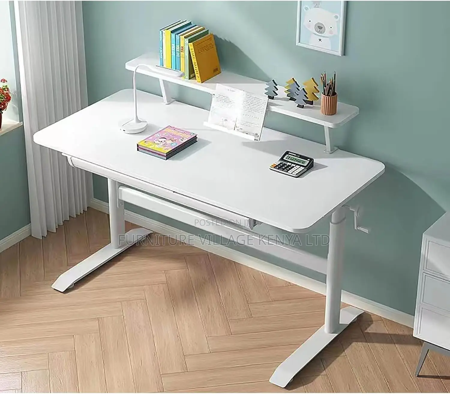 Office Desk; 1.2m Home/Office Manual Standing Desk