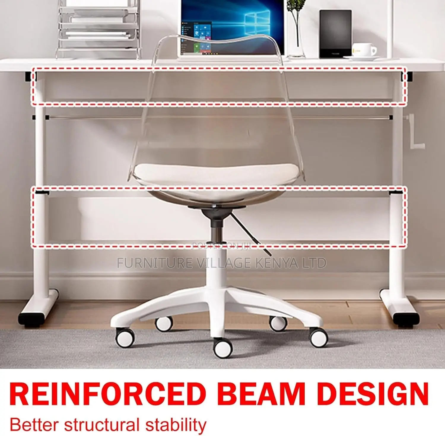 Office Desk; 1.2m Home/Office Manual Standing Desk