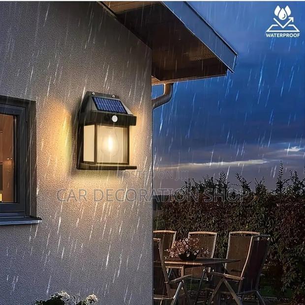 Outdoor Smart Motion Sensor Powered Wall Lamp - main view