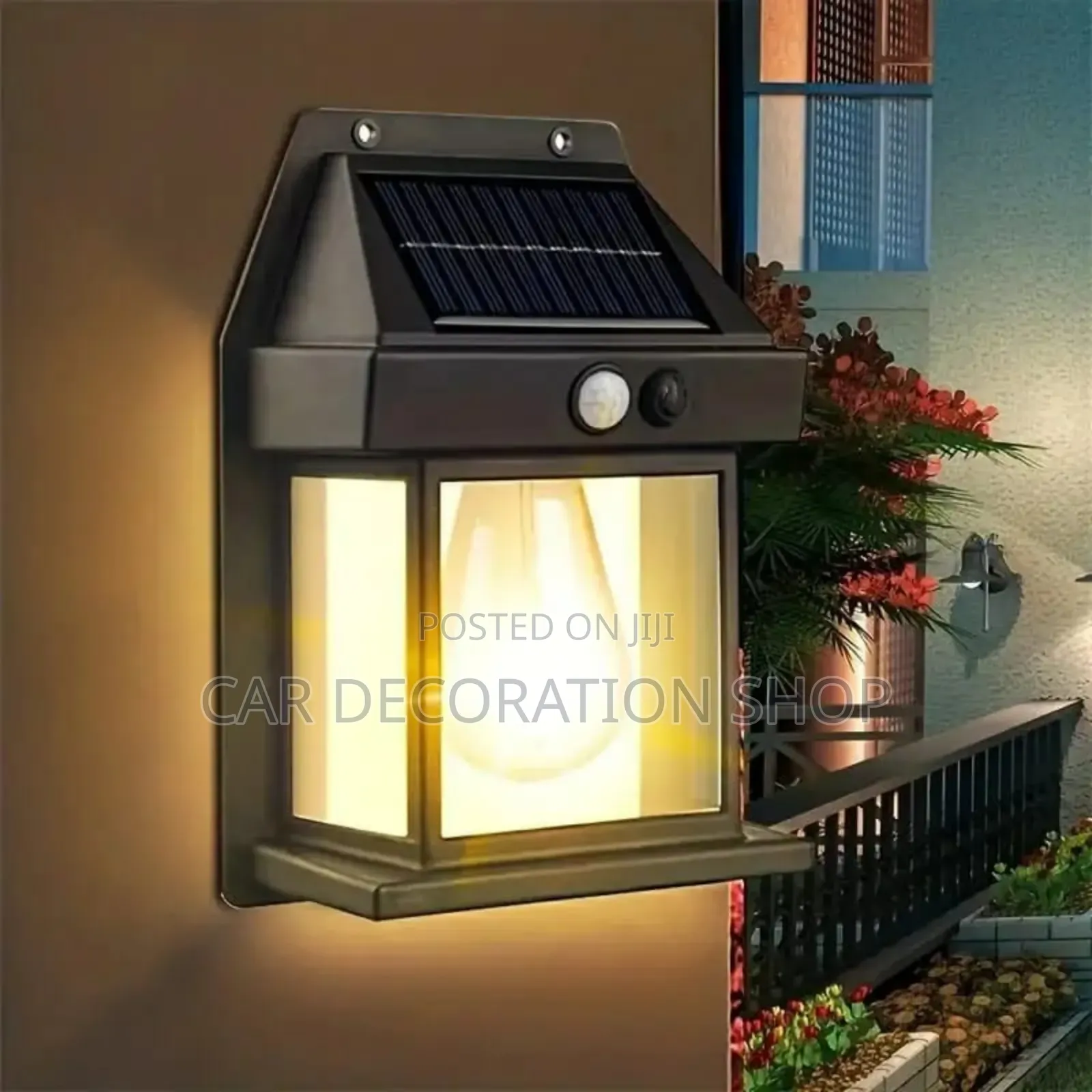 Waterproof Smart Sensor Solar Energy Wall Bulb Lights