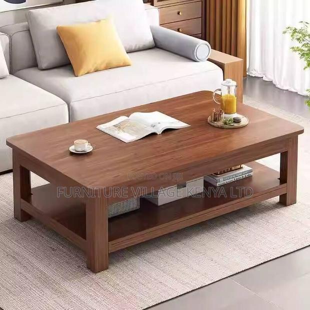 Coffee Table; Mahogany Executive Office Coffee Table - thumbnail 3