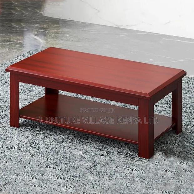 Coffee Table; Mahogany Executive Office Coffee Table - thumbnail 6