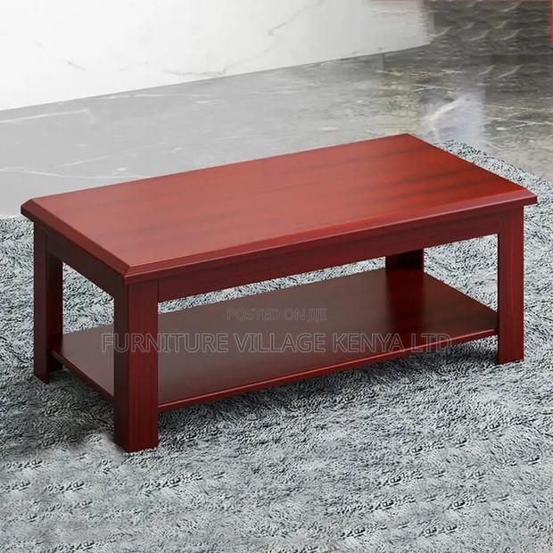 Coffee Table; Mahogany Executive Office Coffee Table - thumbnail 9