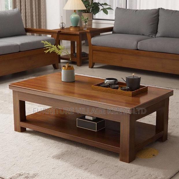 Coffee Table; Mahogany Executive Office Coffee Table - thumbnail 8