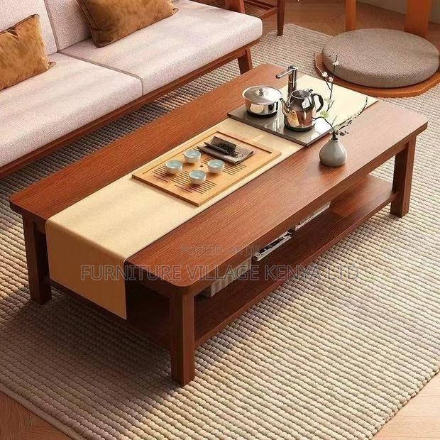 Coffee Table; Mahogany Executive Office Coffee Table - thumbnail 11