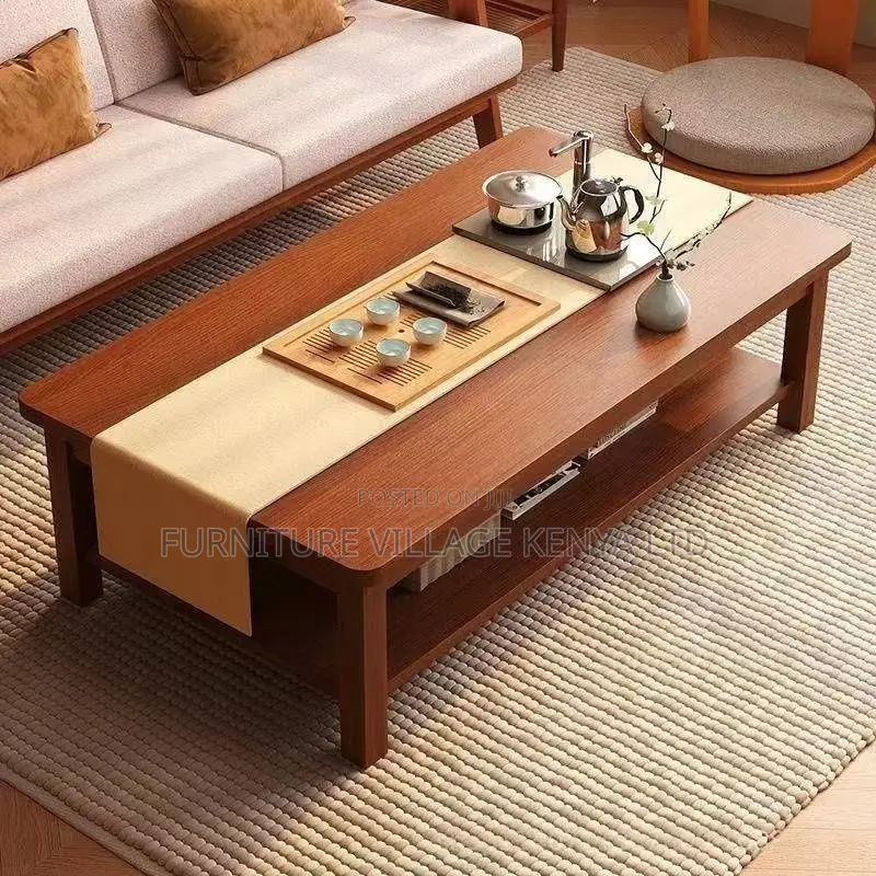 Coffee Table; Mahogany Executive Office Coffee Table