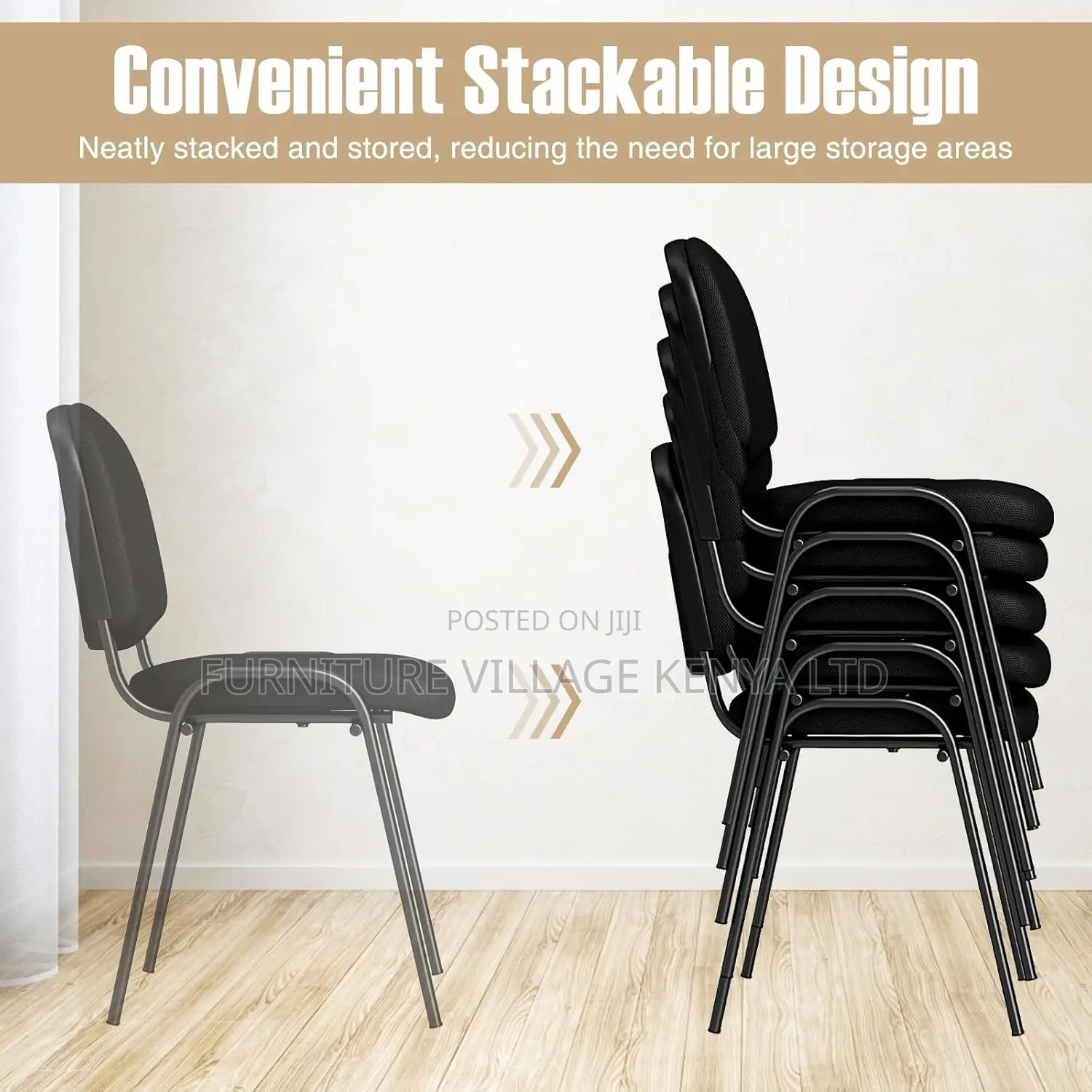 Office Chair; Tosca Office Stackable Guest Chair
