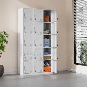 Office Cabinet; Office Steel Cabinet With 15 Lockers