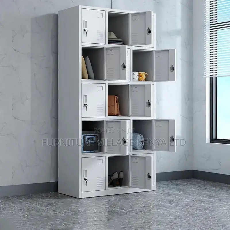 Office Cabinet; Office Steel Cabinet With 15 Lockers