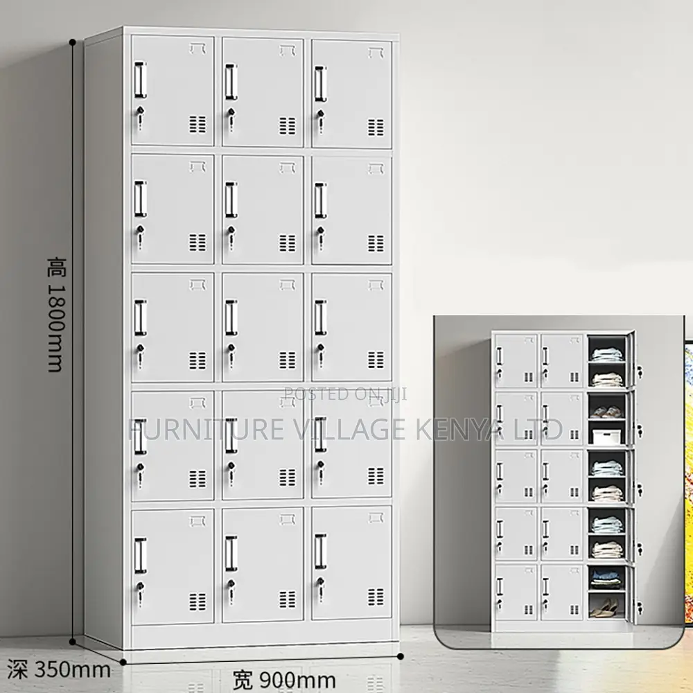 Office Cabinet; Office Steel Cabinet With 15 Lockers