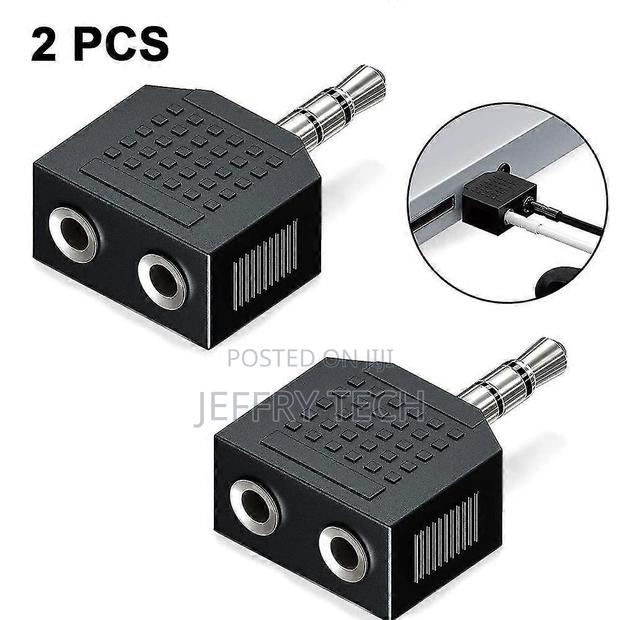 3.5mm Headphone Y Splitter (2-Pack) | 1 Male to 2 Female - main view