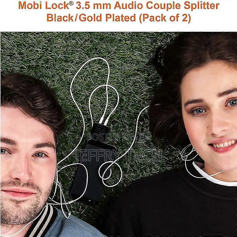 3.5mm Headphone Y Splitter (2-Pack) | 1 Male to 2 Female