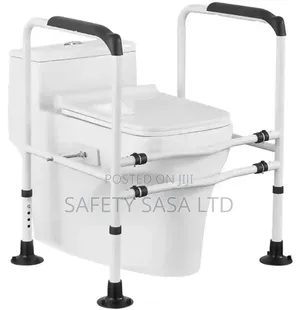 Toilet Safety Rails, Adjustable Toilet Safety Frame, Toilet  Support