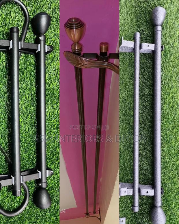 Heavy Duty Curtain Rods for Heavy Curtains Fabrics - main view