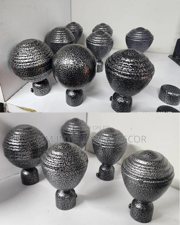 End Flowers for Jua Kali Curtain Rods