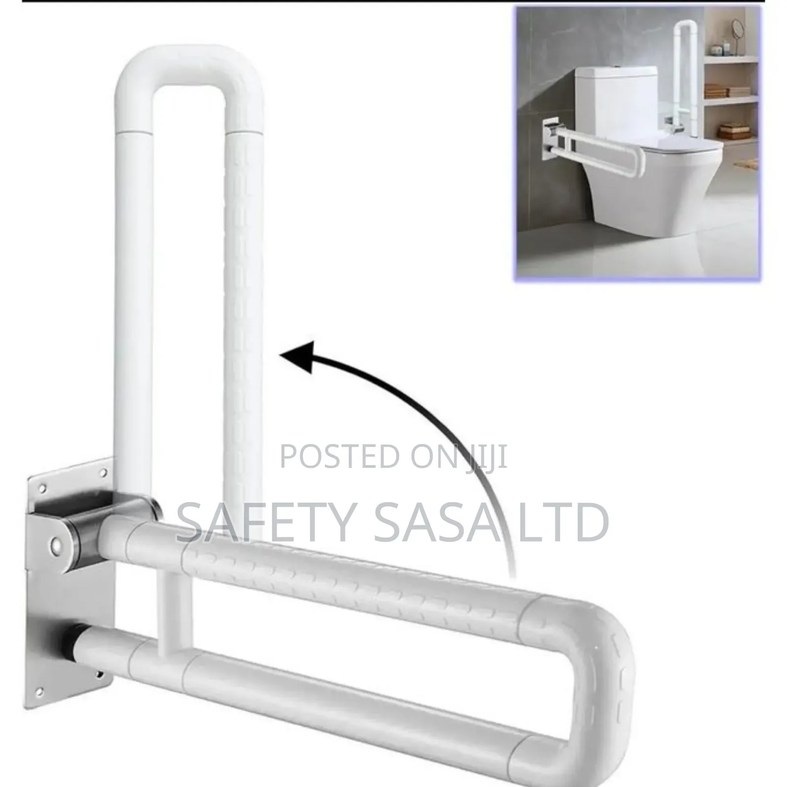 Flip-up Grab Bar With No Stand, 30 Inches Length