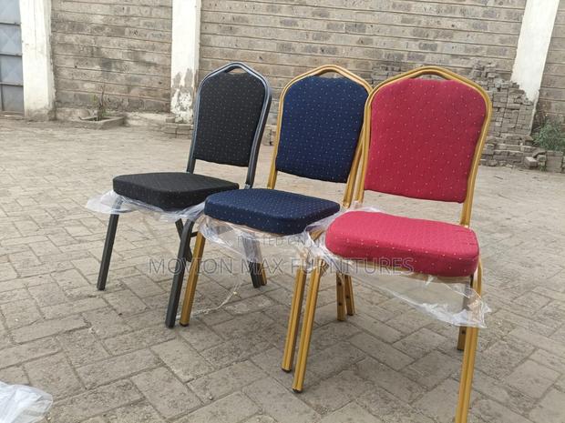 Blue/Red/Black Meeting Chair - main view