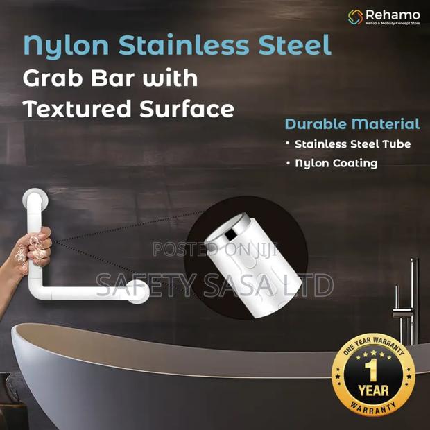 Angled Grab Bar L Shape Grab Bar - thumbnail 4