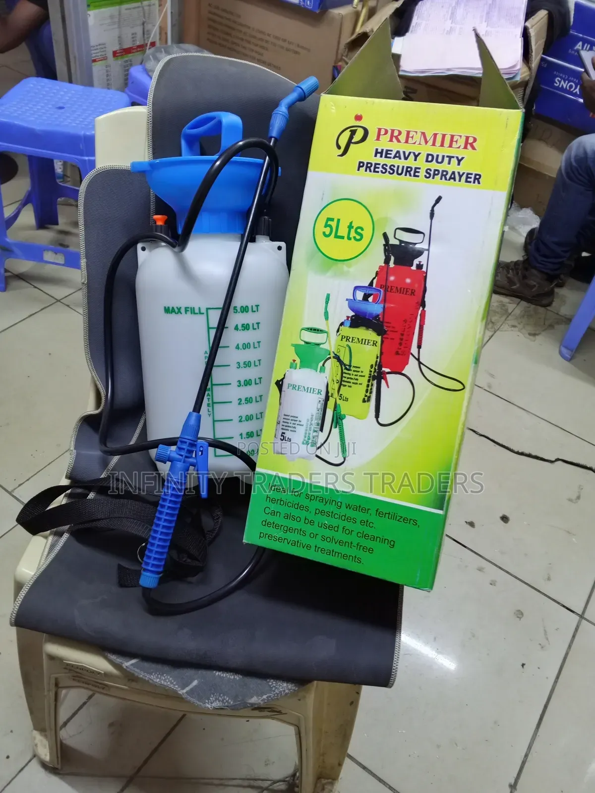 Premier Heavy Duty Pressure Sprayer 5 Litre