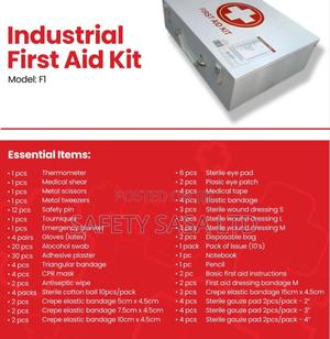 Industrial First Aid Kit Metallic  50 Persons With 34 Essential Items - thumbnail 2