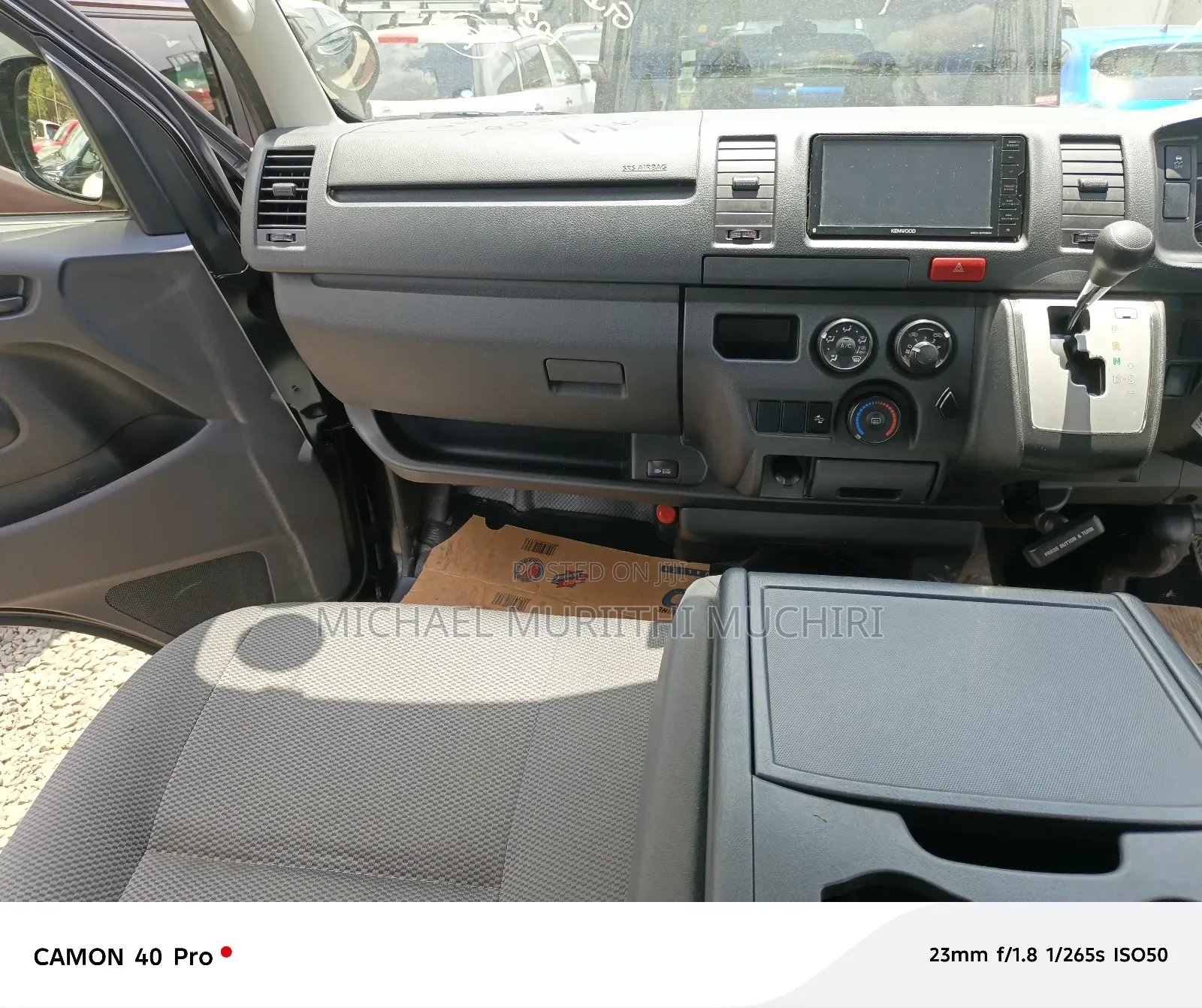 Toyota HiAce 2018 Black