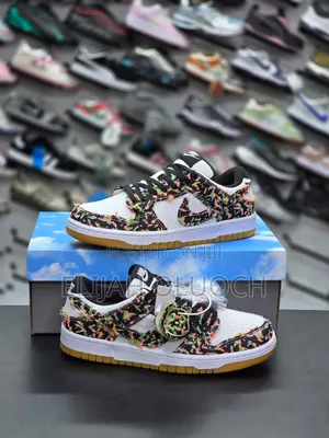 Nike Dunk Low "Panda-monium"  "Multi-color Boucle"