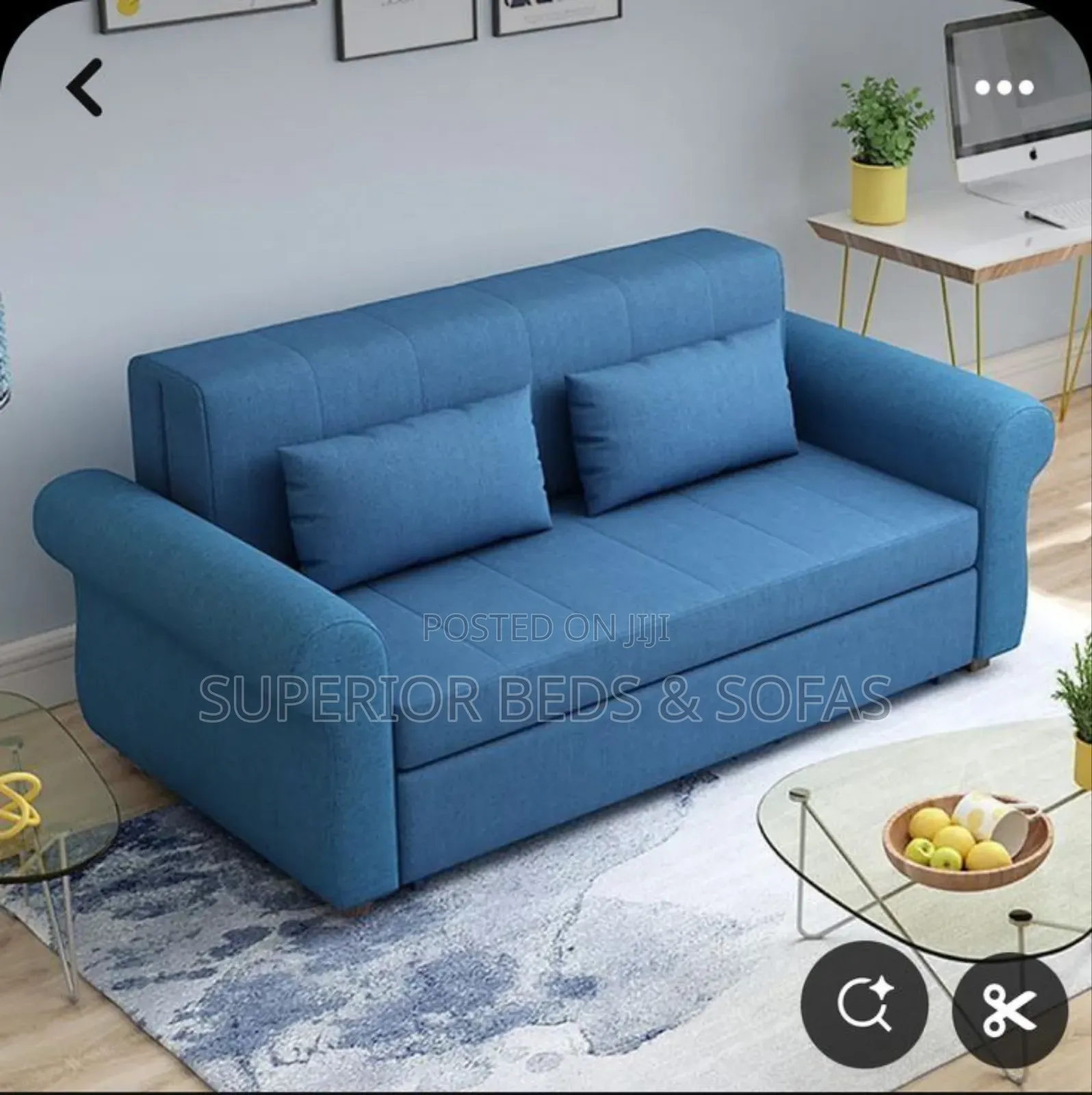Compact 2-Seater Designer Sofa