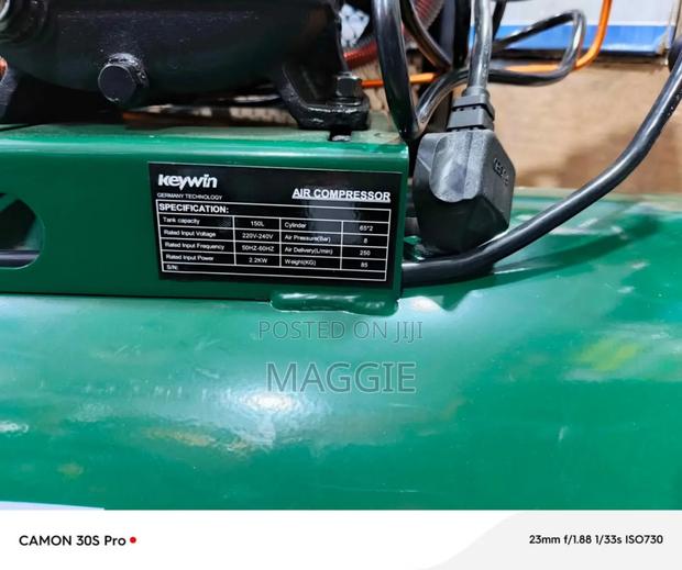 Keywin 150liters 2piston Air Compressor - thumbnail 2