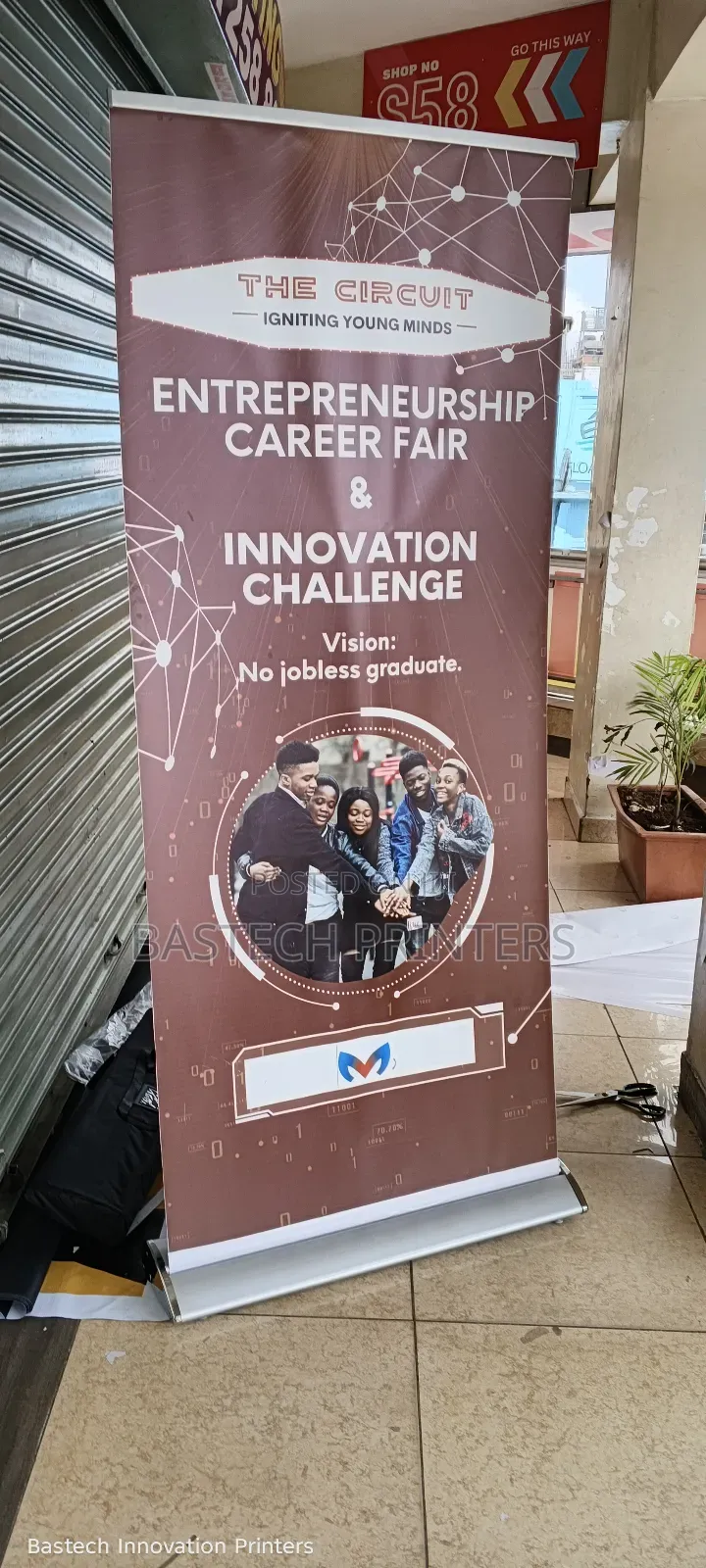 Premium Wide-Stand Advertising Banner