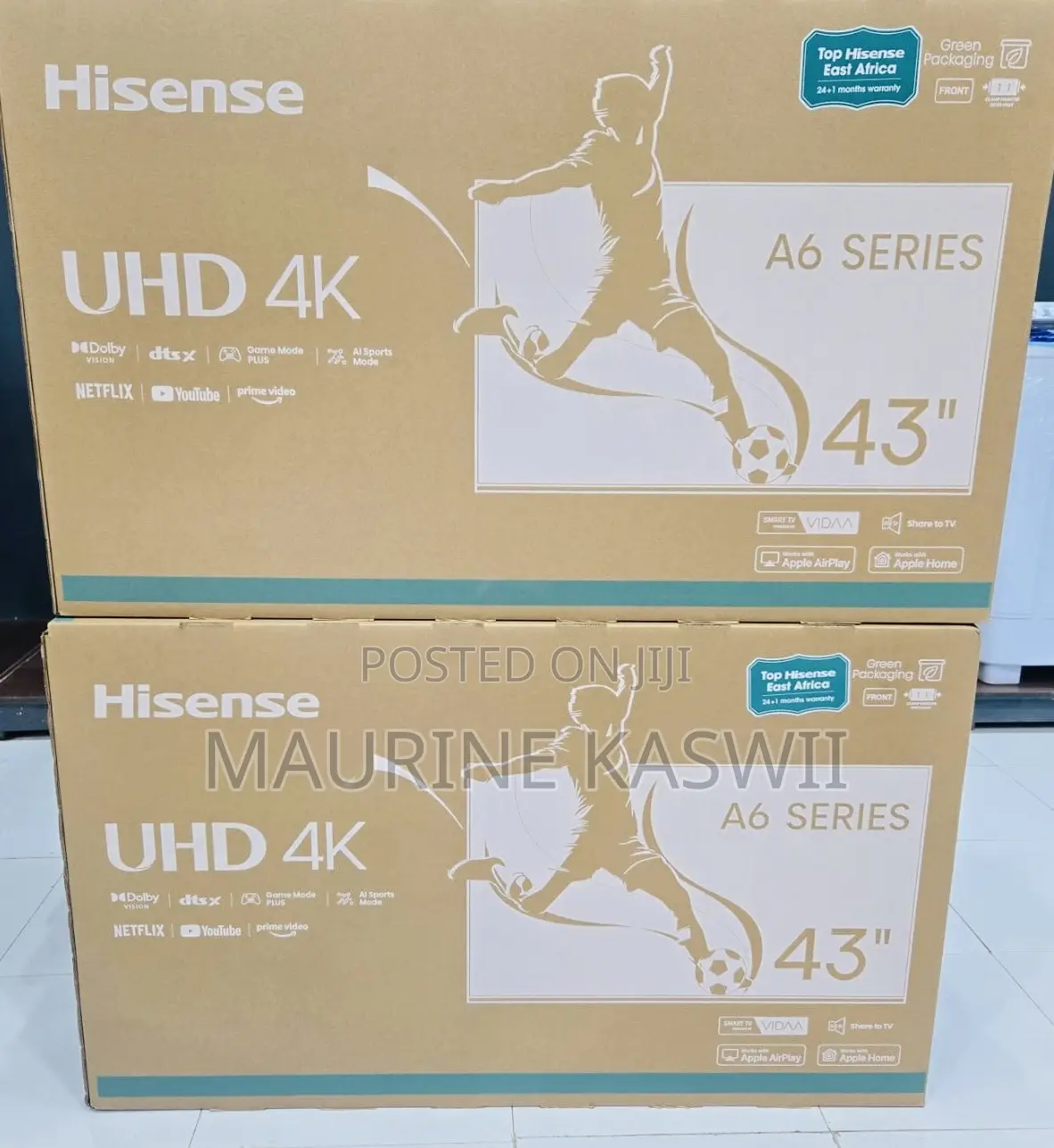 Hisense 43” Q6kken Uhd -Frameless