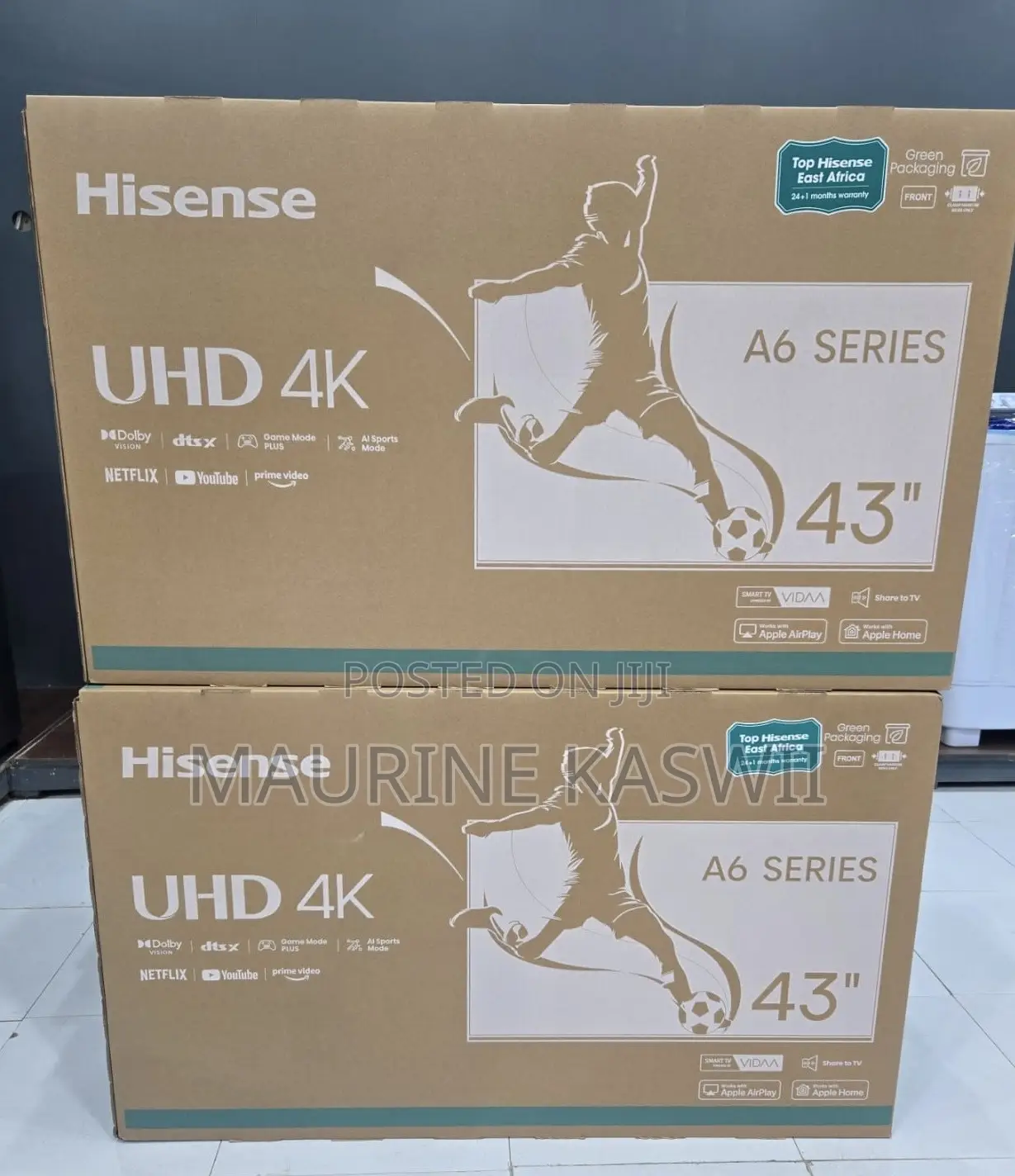 Hisense 43” Q6kken Uhd -Frameless