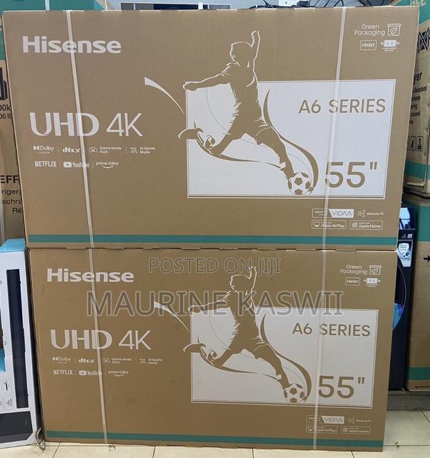 Hisense 55” A6 Uhd Tv -Frameless Vida