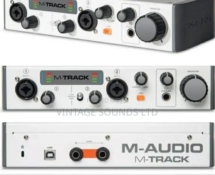 M Audio M Track Mk11 Studio Usb Soundcard