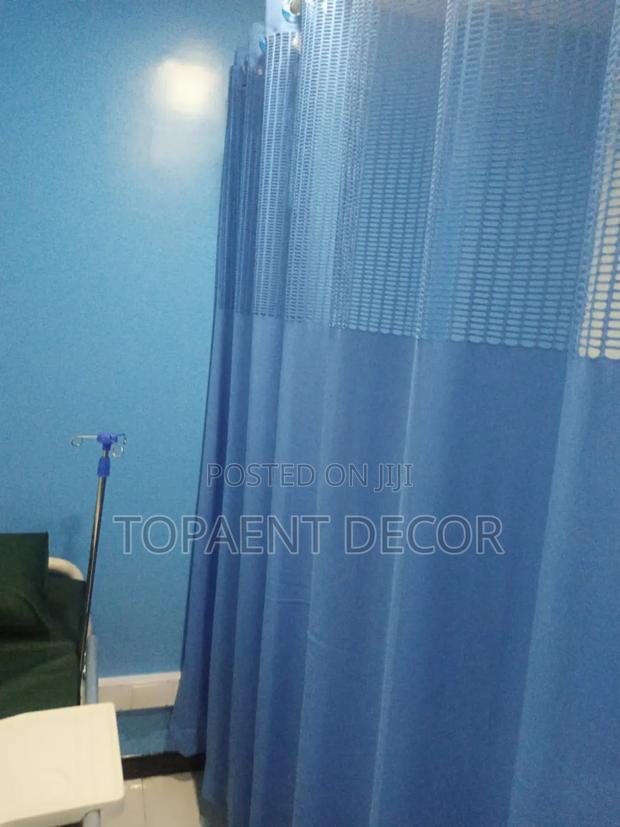 Sky Blue Room Separations Hospital Curtains - main view