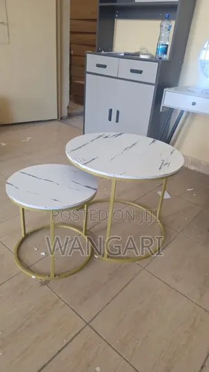White Nesting Table