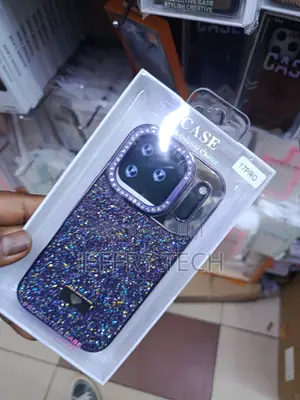 iPhone 17 Pro, Featuring a Glittery Design, Rhinestone Embellishment