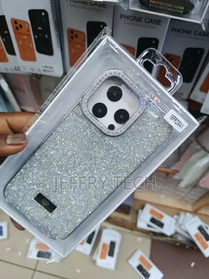 Shiny Diamond-Embellish Phone Case Designed for the iPhone 16 Pro Max